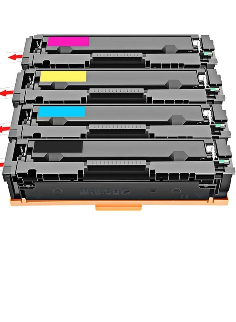 خرطوشة حبر ملونة متوافقة 222A W2220A W2221A W2222A W2223A أسود سماوي أصفر أرجواني أربعة ألوان مع شريحة لطابعات HP LaserJet Pro 3203dw MFP 3303fdw 3303Sdw.